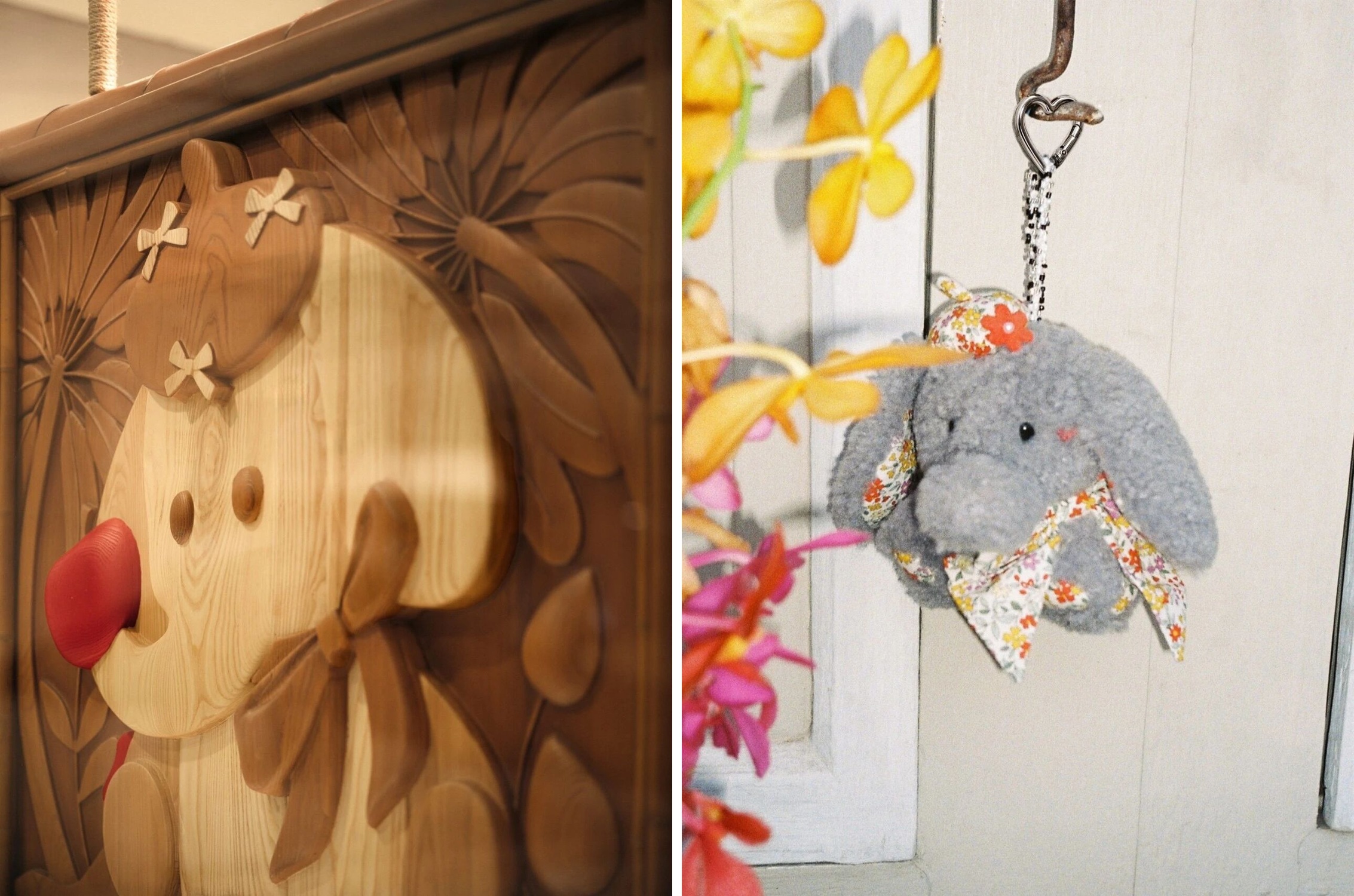 Elly appears in both the interior and everyday products.