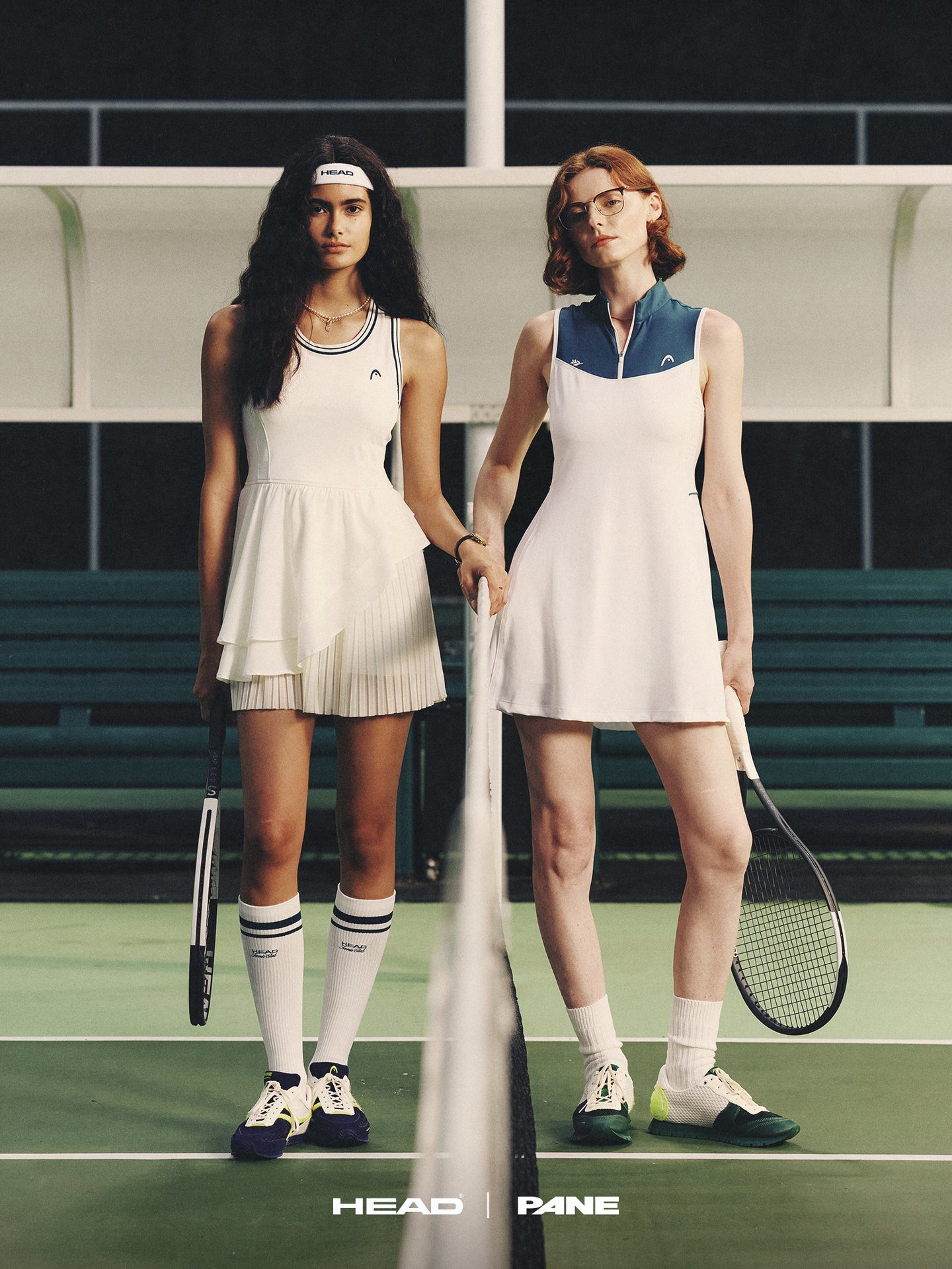 Campaign imagery for PANE × HEAD’s BEYOND THE COURT collection.